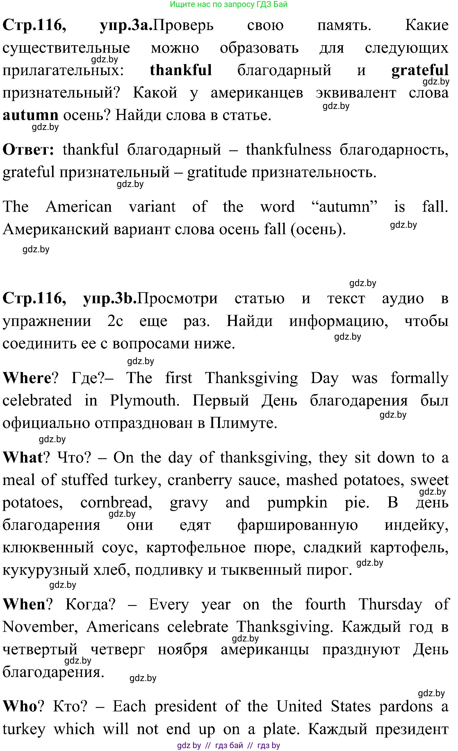 Английский язык (english), 10 класс Учебник (Student's book), авторы: Демченко Наталья Валентиновна, Юхнель Наталья Валентиновна, Севрюкова Татьяна Юрьевна, Бушуева Эдите Владиславовна, Лапицкая Людмила Михайловна (Lapitskaya Ludmila), издательство Вышэйшая школа, Минск, 2021, голубого цвета, Часть ( Part) 1, страница 116, номер 3, Решение