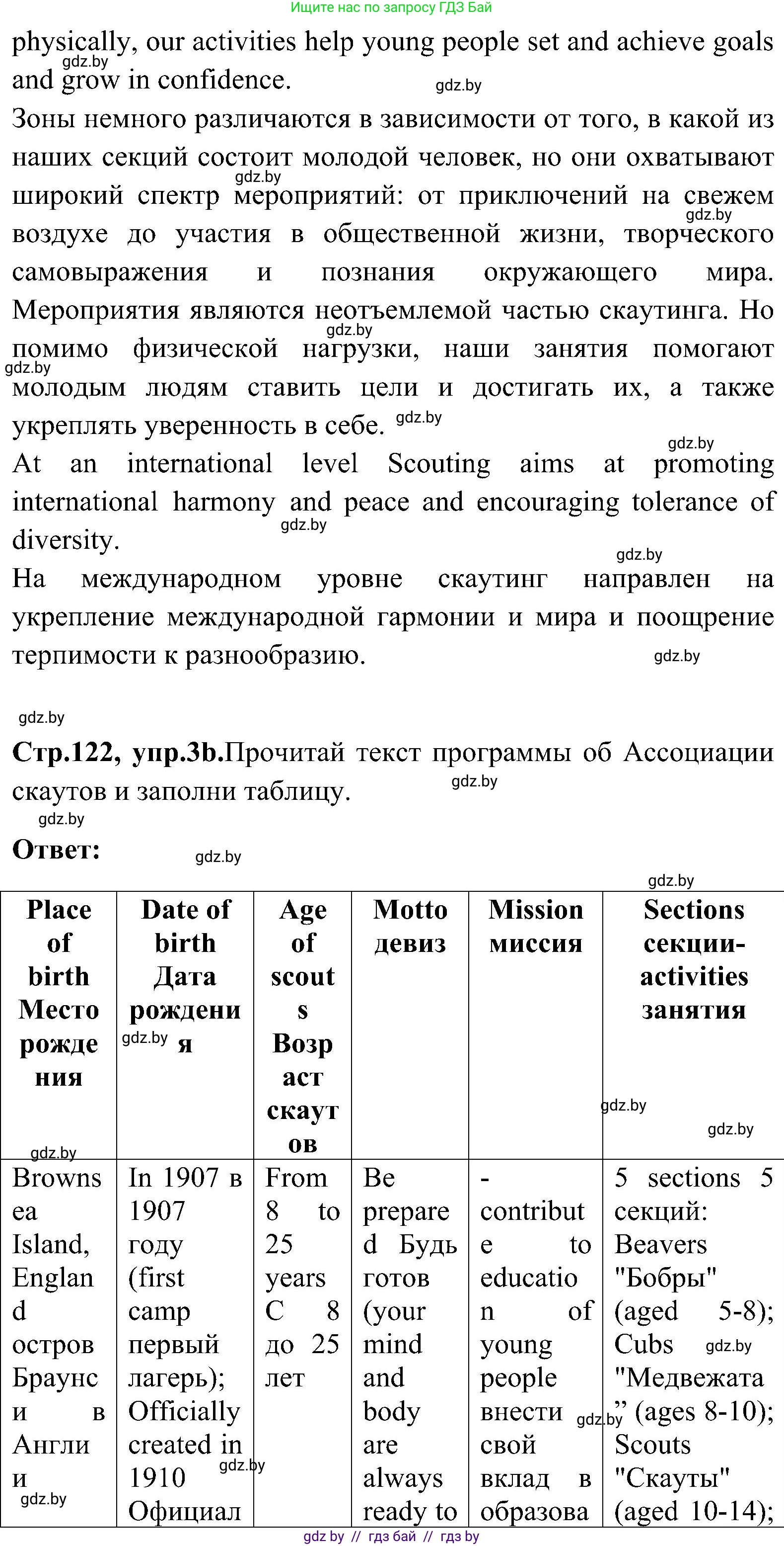 Английский язык (english), 10 класс Учебник (Student's book), авторы: Демченко Наталья Валентиновна, Юхнель Наталья Валентиновна, Севрюкова Татьяна Юрьевна, Бушуева Эдите Владиславовна, Лапицкая Людмила Михайловна (Lapitskaya Ludmila), издательство Вышэйшая школа, Минск, 2021, голубого цвета, Часть ( Part) 1, страница 123, номер 3, Решение (продолжение 3)