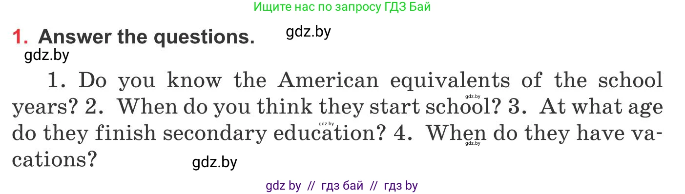Английский язык (english), 10 класс Учебник (Student's book), авторы: Юхнель Наталья Валентиновна, Наумова Елена Георгиевна, Демченко Наталья Валентиновна, издательство Вышэйшая школа, Минск, 2019, страница 38, номер 1, Условие