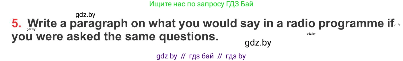 Английский язык (english), 10 класс Учебник (Student's book), авторы: Юхнель Наталья Валентиновна, Наумова Елена Георгиевна, Демченко Наталья Валентиновна, издательство Вышэйшая школа, Минск, 2019, страница 90, номер 5, Условие