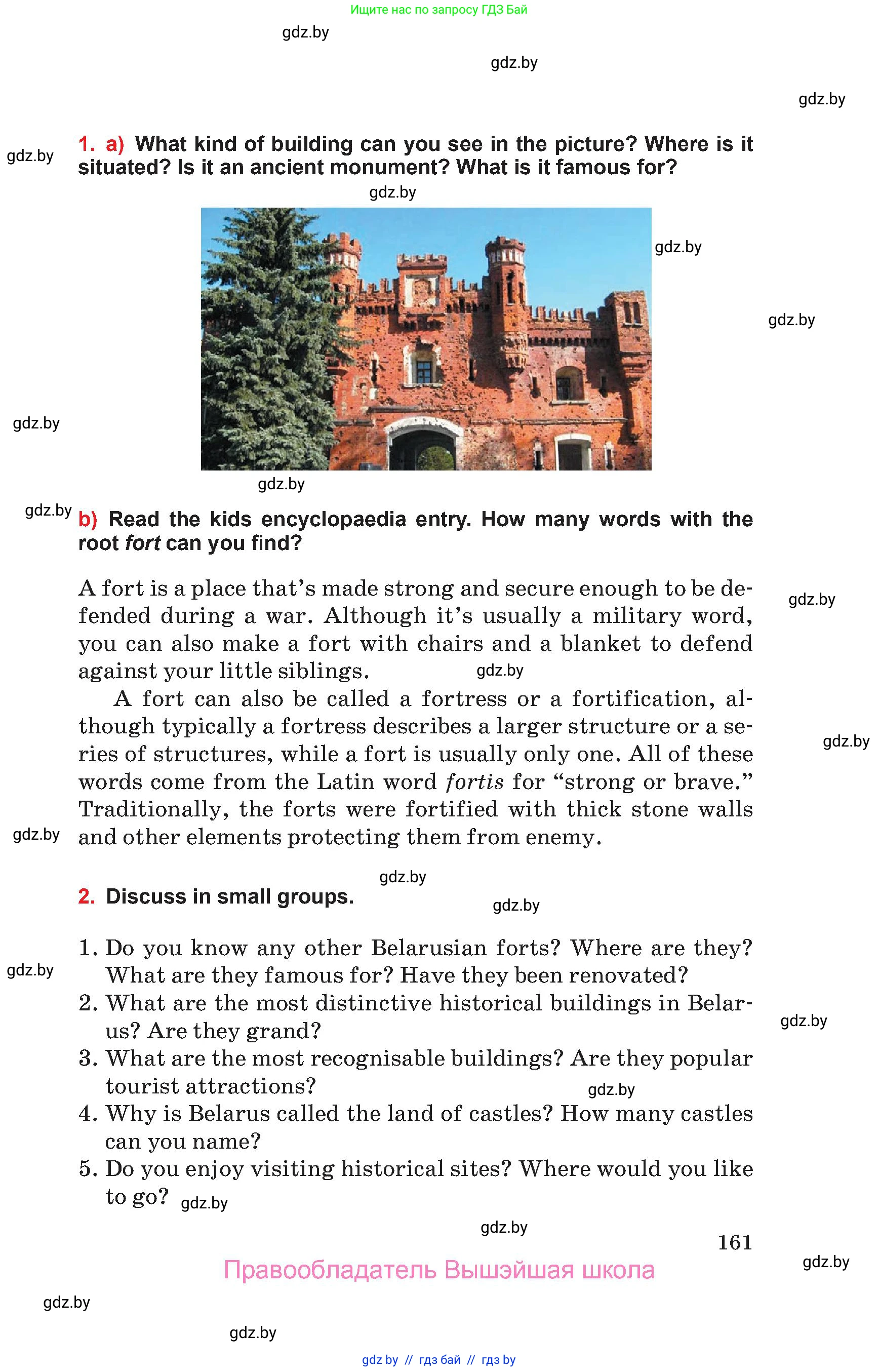 Английский язык (english), 10 класс Учебник (Student's book), авторы: Юхнель Наталья Валентиновна, Наумова Елена Георгиевна, Демченко Наталья Валентиновна, издательство Вышэйшая школа, Минск, 2019, страница 161