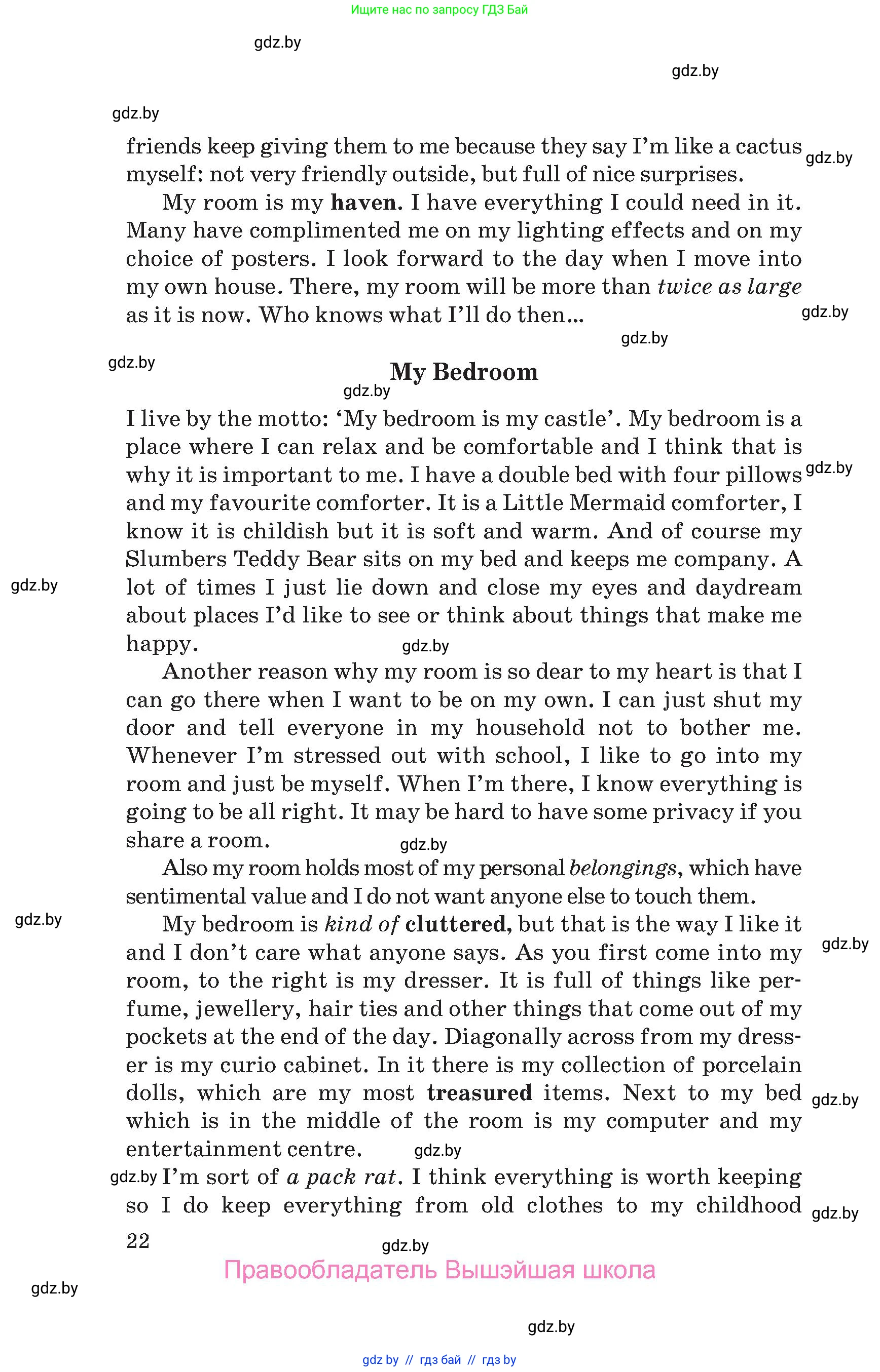 Английский язык (english), 10 класс Учебник (Student's book), авторы: Юхнель Наталья Валентиновна, Наумова Елена Георгиевна, Демченко Наталья Валентиновна, издательство Вышэйшая школа, Минск, 2019, страница 22