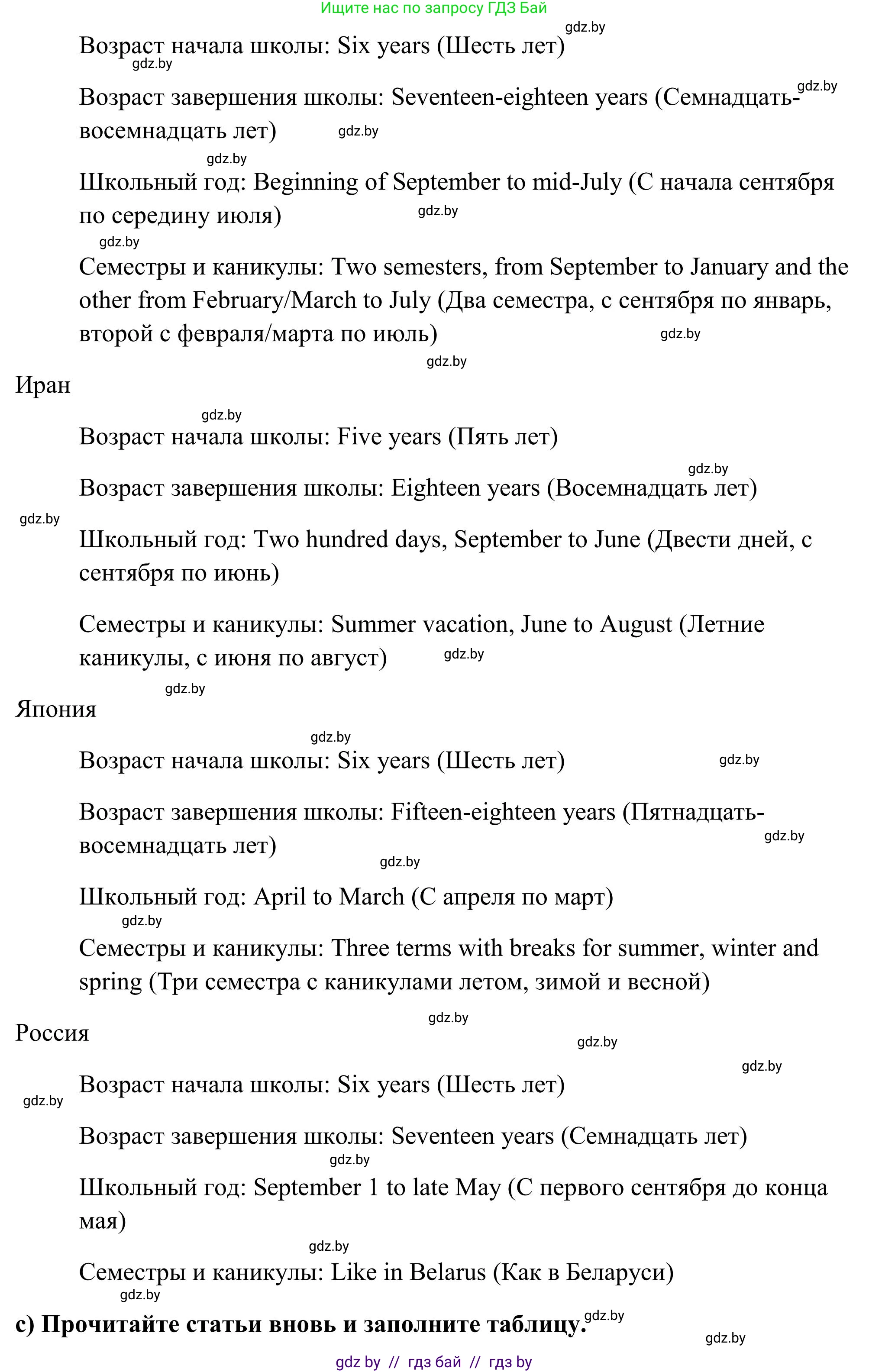Английский язык (english), 10 класс Учебник (Student's book), авторы: Юхнель Наталья Валентиновна, Наумова Елена Георгиевна, Демченко Наталья Валентиновна, издательство Вышэйшая школа, Минск, 2019, страница 34, номер 2, Решение (продолжение 6)