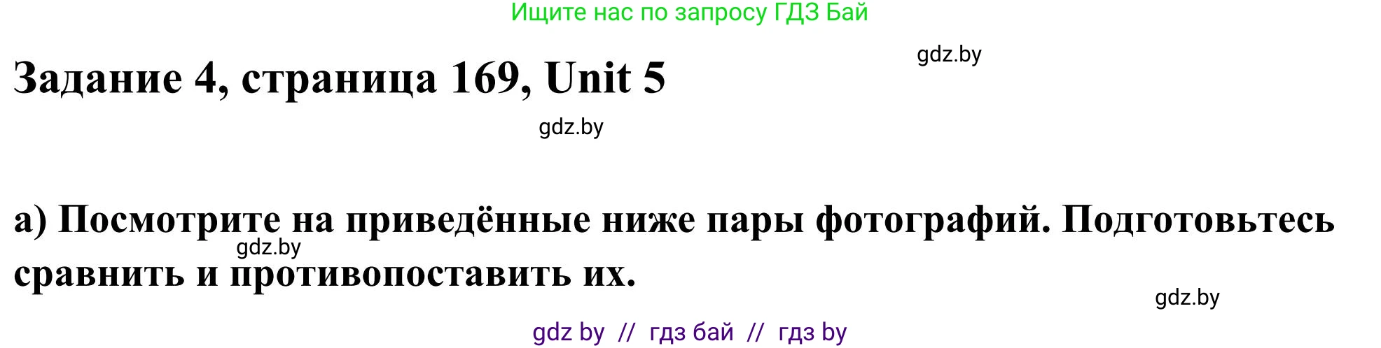 Английский язык (english), 10 класс Учебник (Student's book), авторы: Юхнель Наталья Валентиновна, Наумова Елена Георгиевна, Демченко Наталья Валентиновна, издательство Вышэйшая школа, Минск, 2019, страница 169, номер 4, Решение