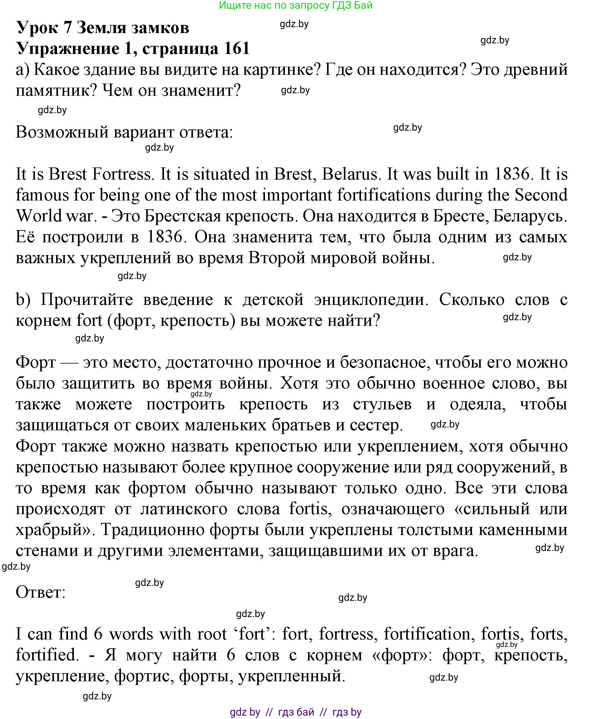 Английский язык (english), 10 класс Учебник (Student's book), авторы: Юхнель Наталья Валентиновна, Наумова Елена Георгиевна, Демченко Наталья Валентиновна, издательство Вышэйшая школа, Минск, 2019, страница 161, номер 1, Решение 2