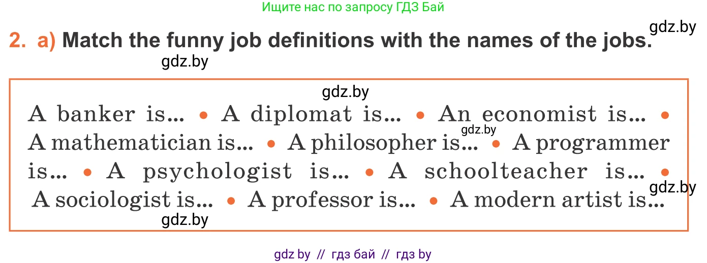 Английский язык (english), 11 класс Учебник (Student's book), авторы: Юхнель Наталья Валентиновна, Демченко Наталья Валентиновна, Романчук Вероника Романовна, Малиновская Елена Александровна, Севрюкова Татьяна Юрьевна, Бушуева Эдите Владиславовна, Наумова Елена Георгиевна, Яковчиц Т Н, издательство Вышэйшая школа, Минск, 2021, бирюзового цвета, страница 35, номер 2, Условие