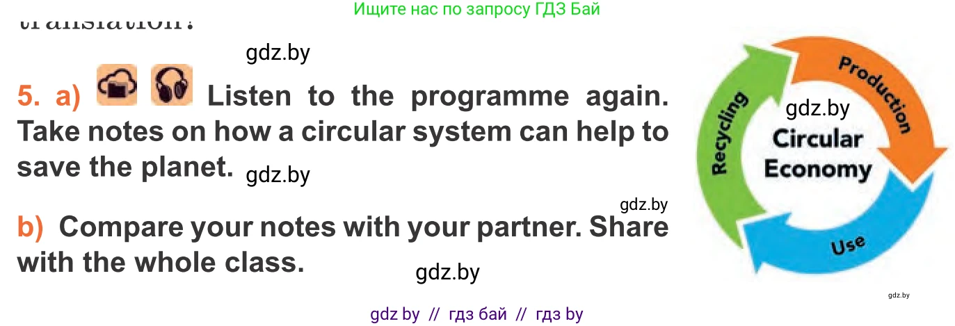 Английский язык (english), 11 класс Учебник (Student's book), авторы: Юхнель Наталья Валентиновна, Демченко Наталья Валентиновна, Романчук Вероника Романовна, Малиновская Елена Александровна, Севрюкова Татьяна Юрьевна, Бушуева Эдите Владиславовна, Наумова Елена Георгиевна, Яковчиц Т Н, издательство Вышэйшая школа, Минск, 2021, бирюзового цвета, страница 72, номер 5, Условие