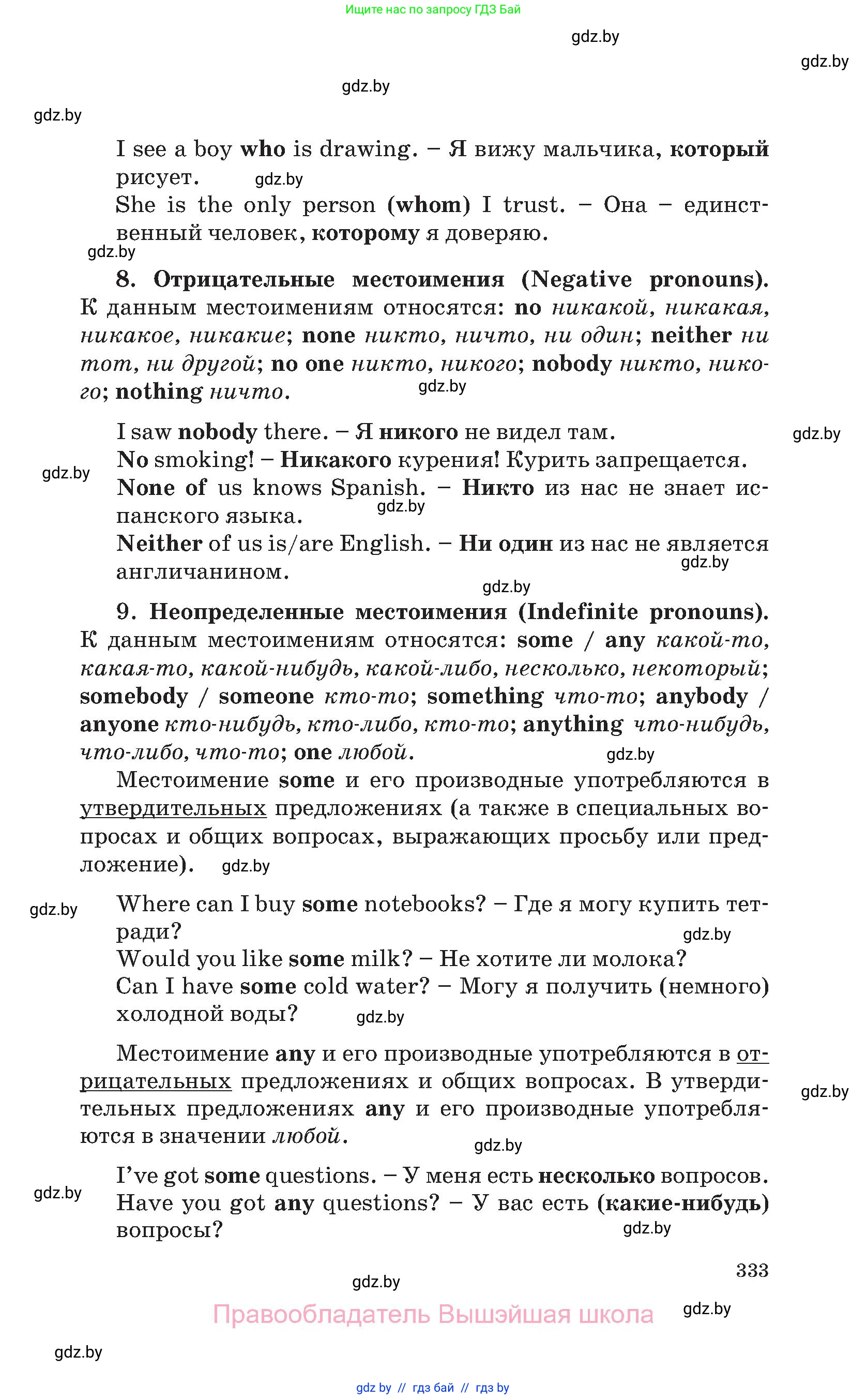 Английский язык (english), 11 класс Учебник (Student's book), авторы: Юхнель Наталья Валентиновна, Демченко Наталья Валентиновна, Романчук Вероника Романовна, Малиновская Елена Александровна, Севрюкова Татьяна Юрьевна, Бушуева Эдите Владиславовна, Наумова Елена Георгиевна, Яковчиц Т Н, издательство Вышэйшая школа, Минск, 2021, бирюзового цвета, страница 333