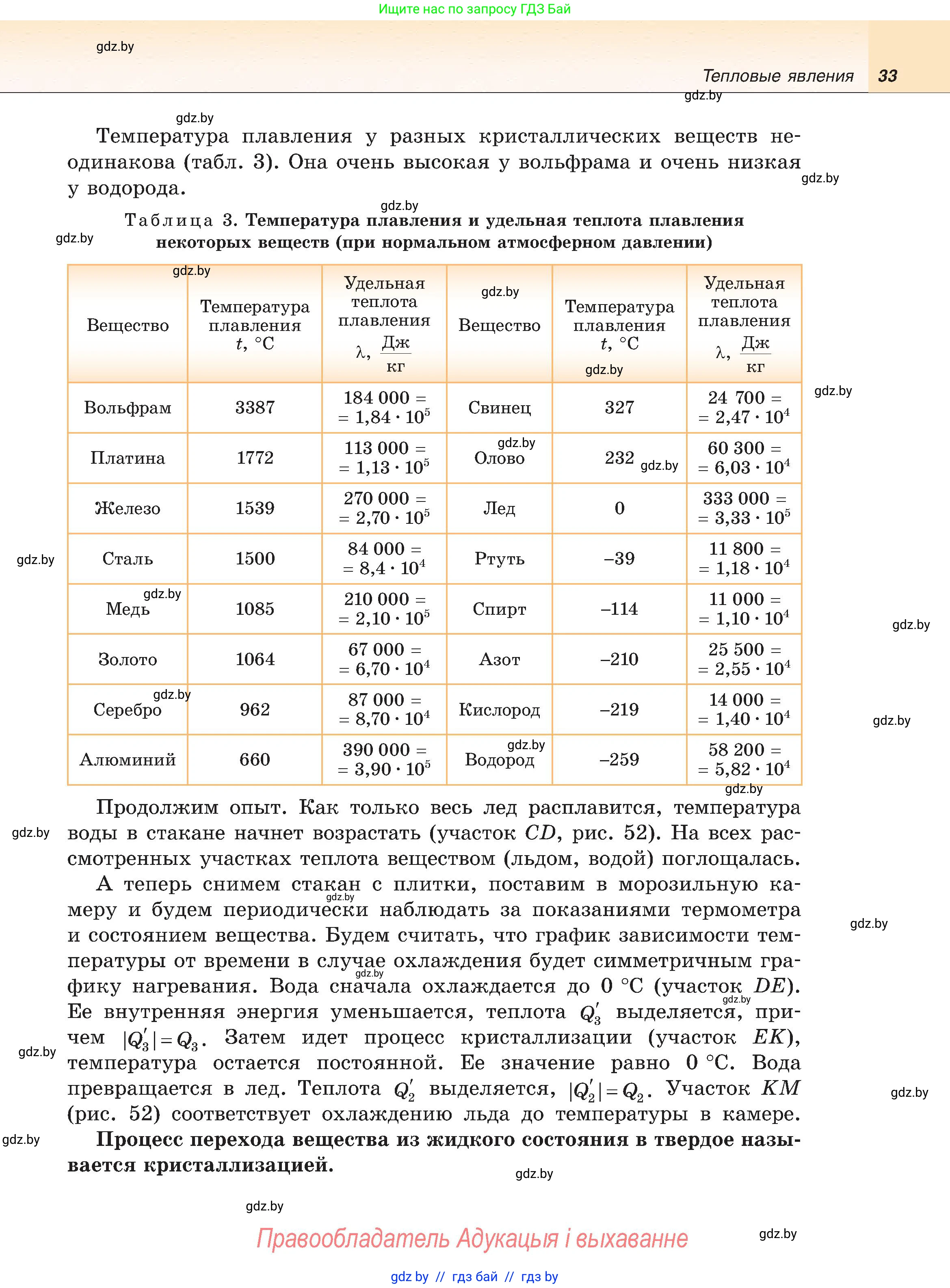 Физика, 8 класс Учебник, авторы: Исаченкова Лариса Артёмовна, Громыко Елена Владимировна, Дорофейчик Владимир Владимирович, Лещинский Юрий Дмитриевич, издательство Адукацыя i выхаванне, Минск, 2024, страница 33