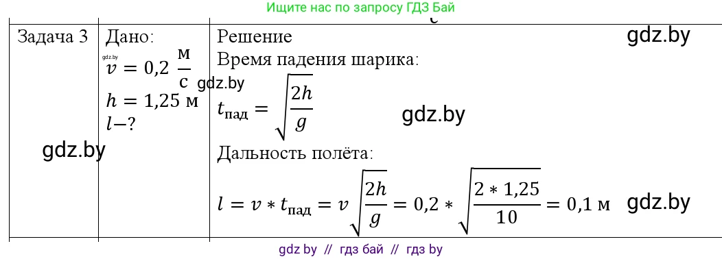 Физика, 9 класс Учебник, авторы: Исаченкова Лариса Артёмовна, Сокольский Анатолий Алексеевич, Захаревич Екатерина Васильевна, издательство Народная асвета, Минск, 2019, страница 103, номер 3, Решение 1