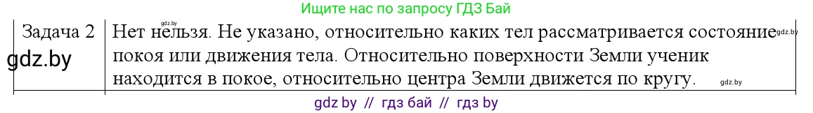 Физика, 9 класс Учебник, авторы: Исаченкова Лариса Артёмовна, Сокольский Анатолий Алексеевич, Захаревич Екатерина Васильевна, издательство Народная асвета, Минск, 2019, страница 11, номер 2, Решение 1