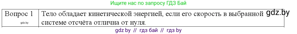 Физика, 9 класс Учебник, авторы: Исаченкова Лариса Артёмовна, Сокольский Анатолий Алексеевич, Захаревич Екатерина Васильевна, издательство Народная асвета, Минск, 2019, страница 172, номер 1, Решение 1