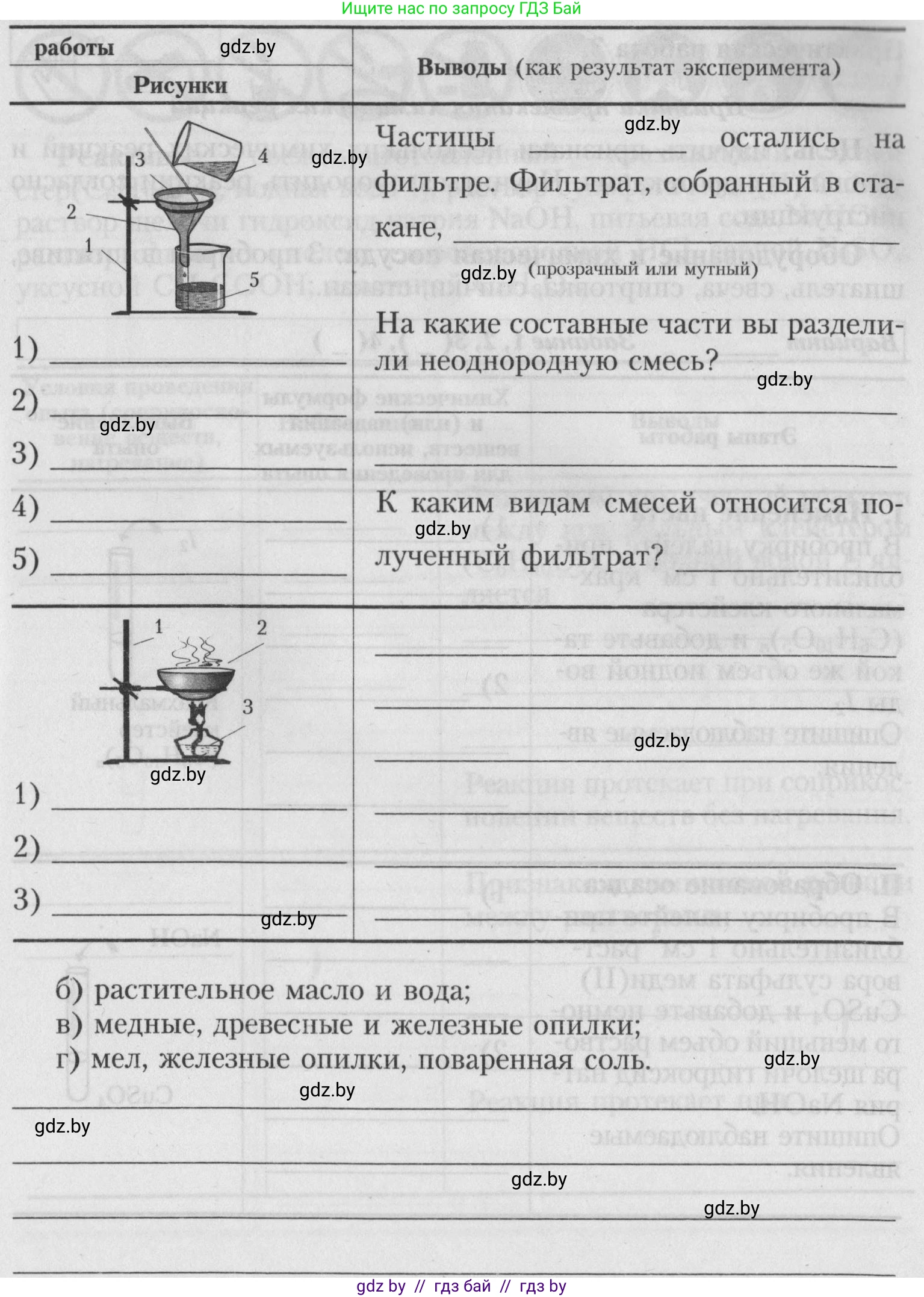 Химия, 7 класс Тетрадь для практических работ, автор: Борушко Ирина Ивановна, издательство Сэр-Вит, Минск, 2022, розового цвета, Часть 1, страница 10, Условие (продолжение 5)