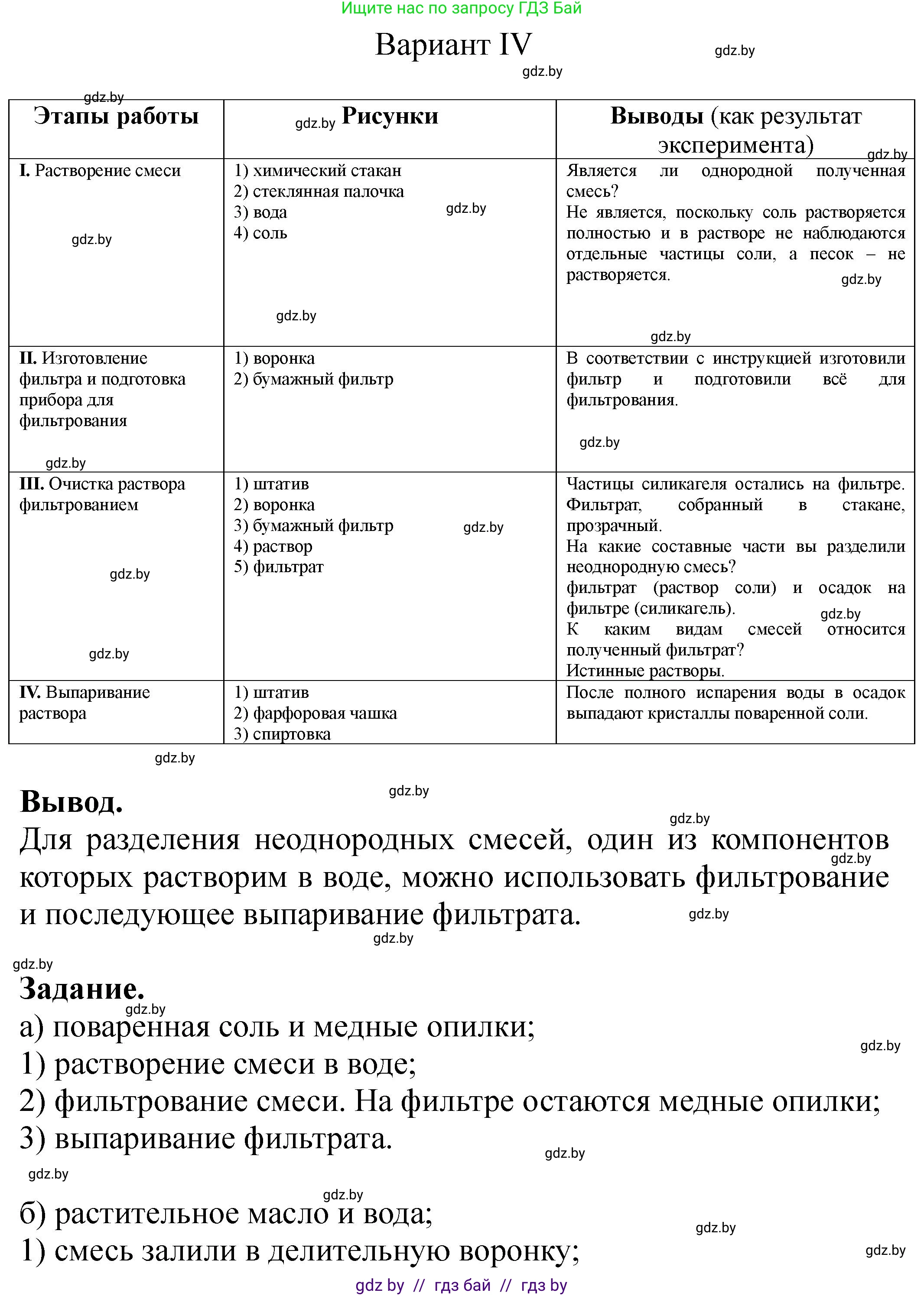 Химия, 7 класс Тетрадь для практических работ, автор: Борушко Ирина Ивановна, издательство Сэр-Вит, Минск, 2022, розового цвета, Часть 1, страница 12, Решение
