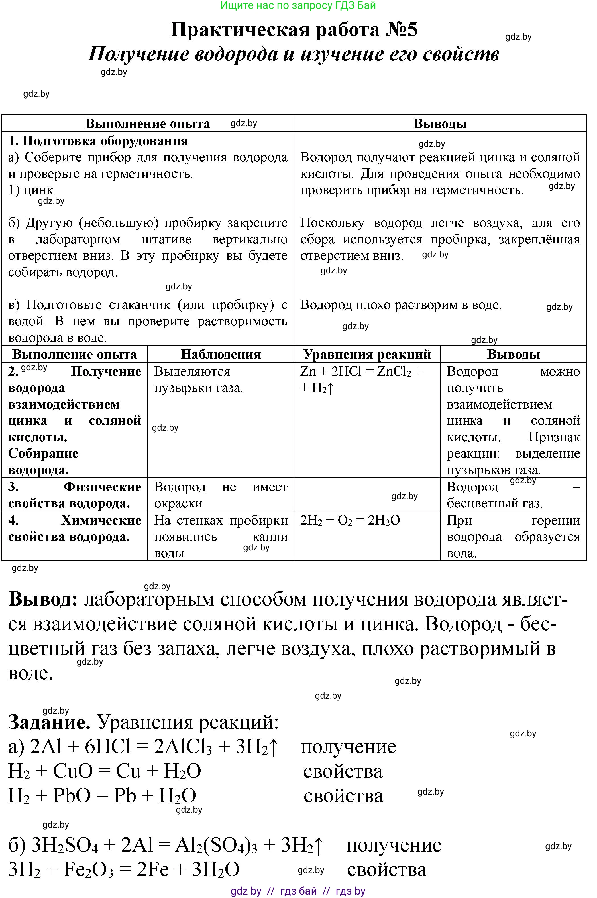 Химия, 7 класс Тетрадь для практических работ, автор: Борушко Ирина Ивановна, издательство Сэр-Вит, Минск, 2022, розового цвета, Часть 1, страница 24, Решение