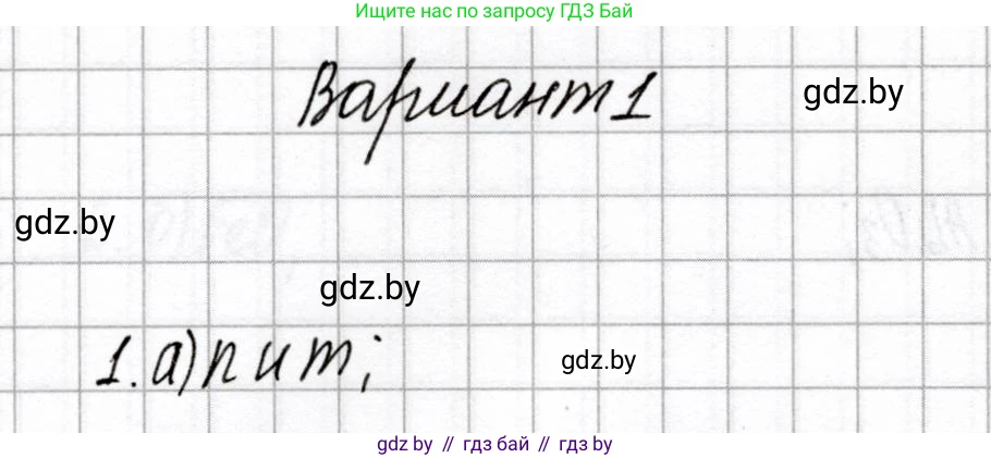 Химия, 8 класс Сборник контрольных и самостоятельных работ, авторы: Сеген Елена Адамовна, Власовец Евгения Николаевна, Гарбар Елена Евгеньевна, Синявская Тамара Степановна, издательство Аверсэв, Минск, 2019, оранжевого цвета, страница 24, номер 1, Решение
