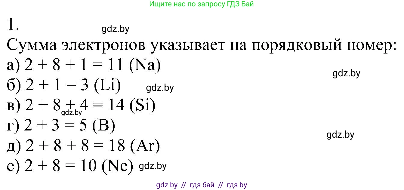 Химия, 8 класс Учебник, авторы: Шиманович Игорь Евгеньевич, Красицкий Василий Анатольевич, Сечко Ольга Ивановна, Хвалюк Виктор Николаевич, издательство Адукацыя i выхаванне, Минск, 2024, страница 162, номер 1, Решение