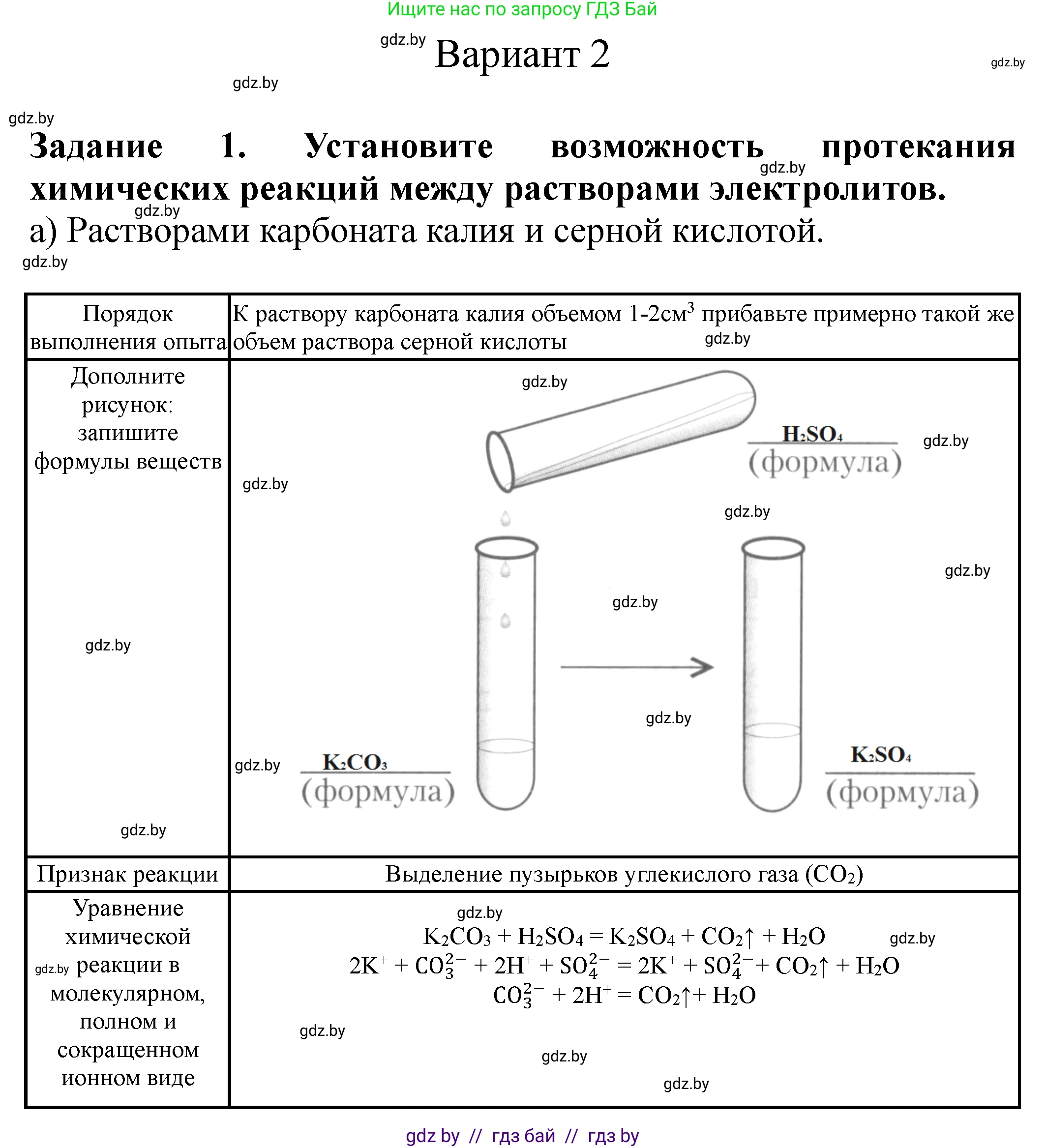 Химия, 9 класс Тетрадь для практических работ, автор: Сечко Ольга Ивановна, издательство Аверсэв, Минск, 2021, салатового цвета, страница 10, Решение
