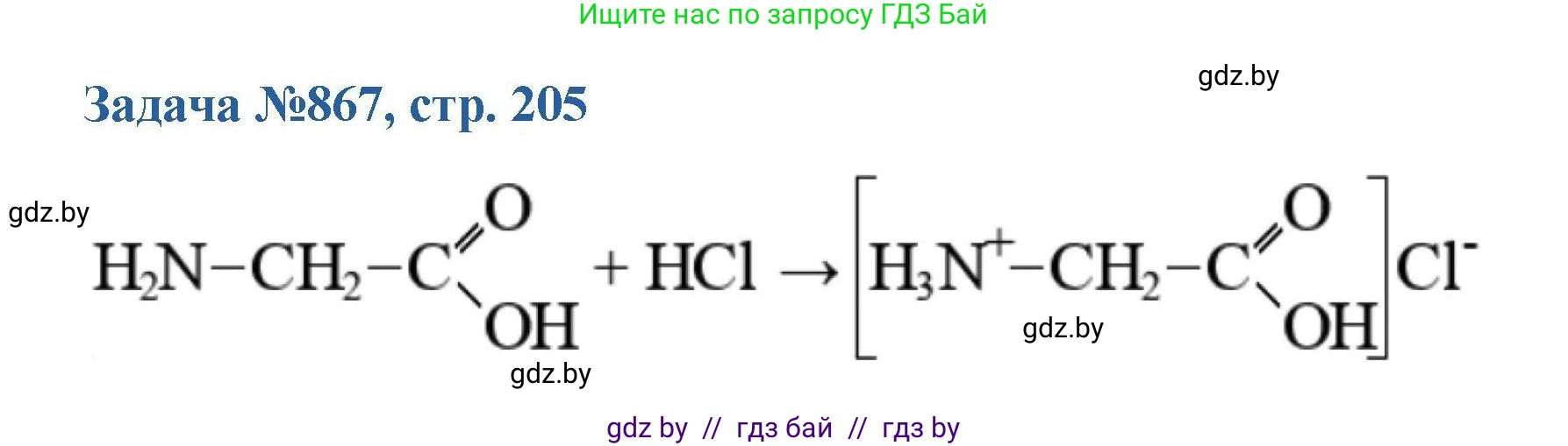 Химия, 10 класс Сборник задач, авторы: Матулис Вадим Эдвардович, Матулис Виталий Эдвардович, Колевич Татьяна Александровна, издательство Национальный институт образования, Минск, 2021, страница 205, номер 867, Решение