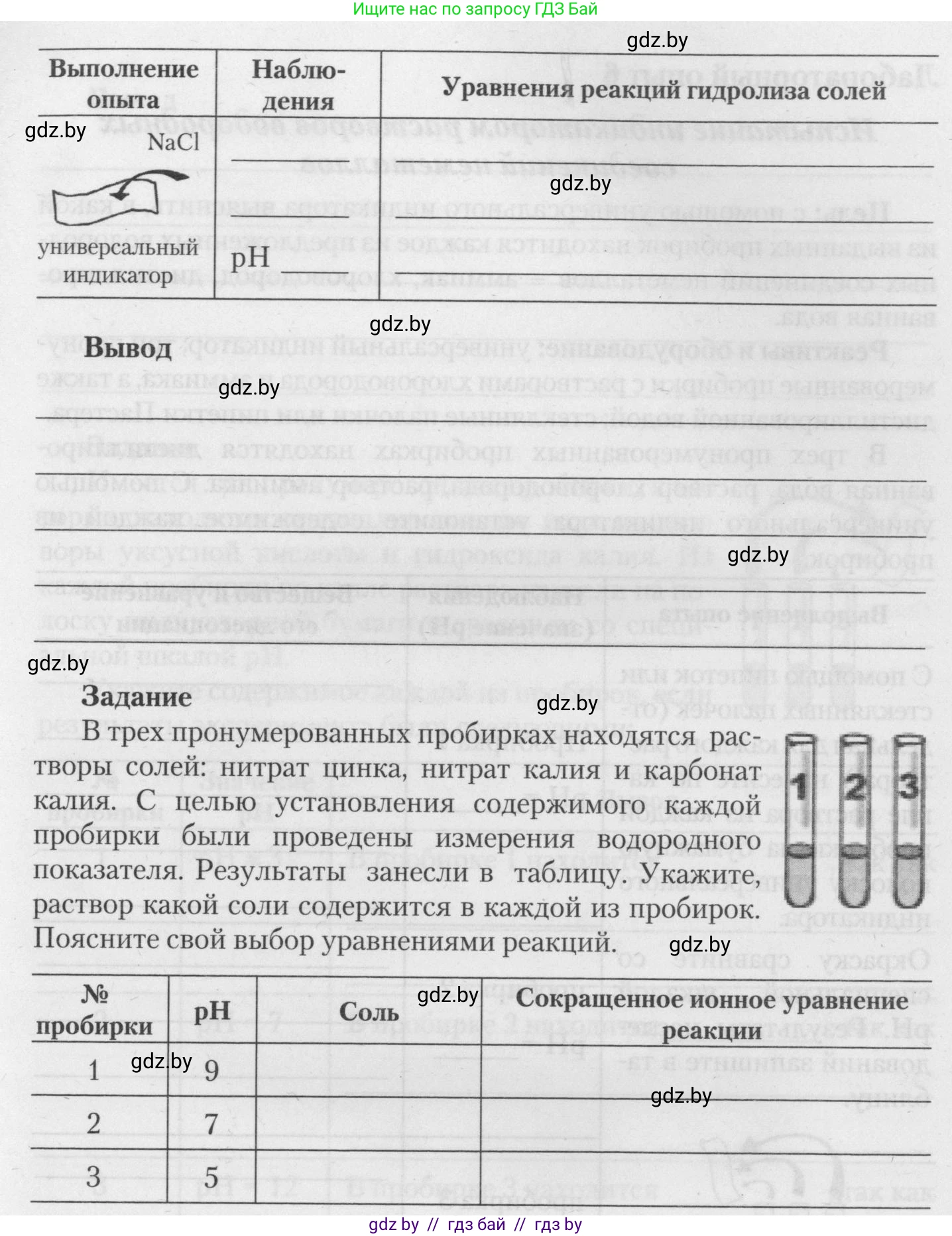 Химия, 11 класс Тетрадь для практических работ, автор: Борушко Ирина Ивановна, издательство Сэр-Вит, Минск, 2021, розового цвета, Часть 2, страница 10, Условия (продолжение 2)