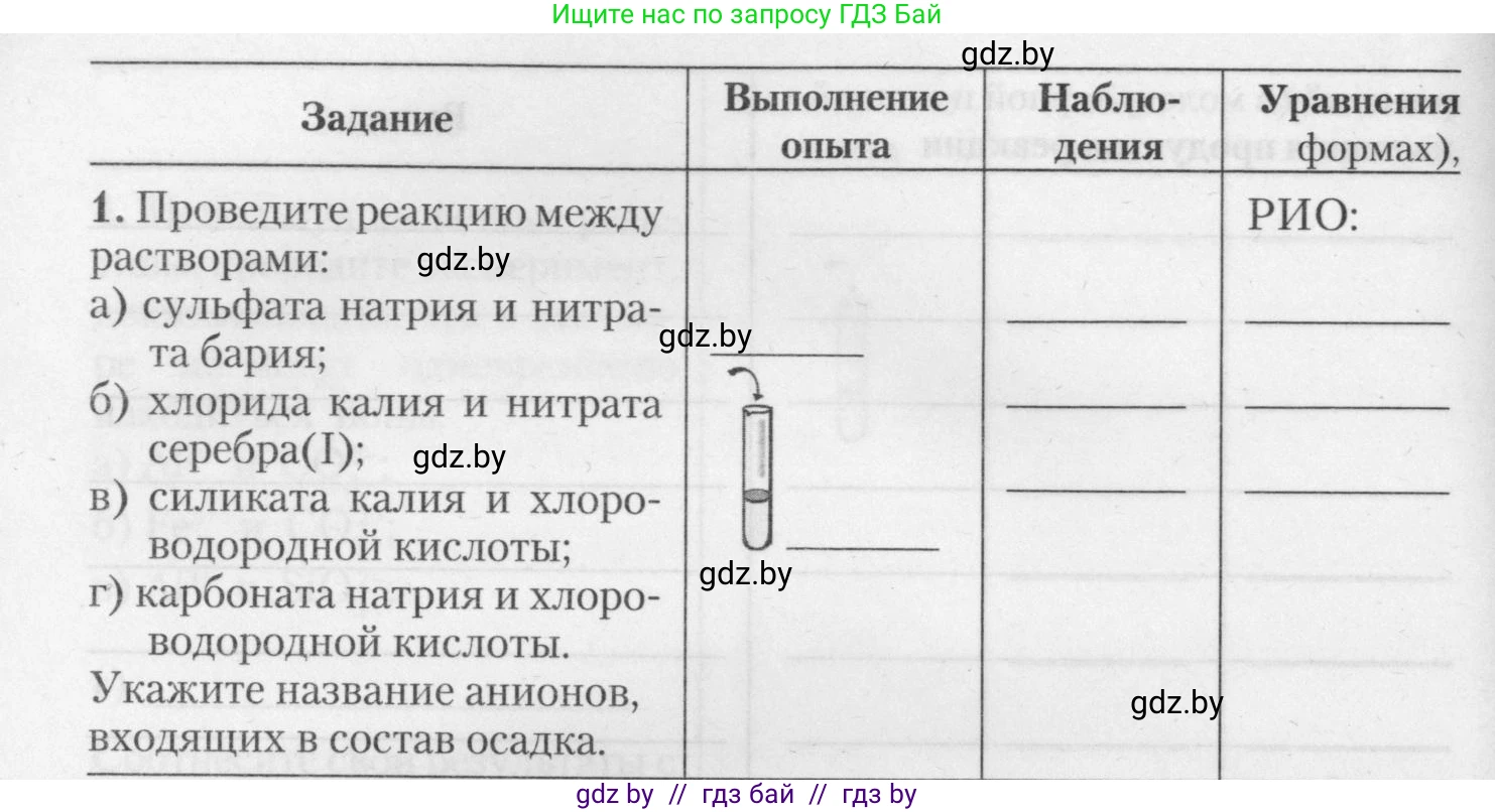 Химия, 11 класс Тетрадь для практических работ, автор: Борушко Ирина Ивановна, издательство Сэр-Вит, Минск, 2021, розового цвета, Часть 1, страница 22, номер 1, Условия (продолжение 3)
