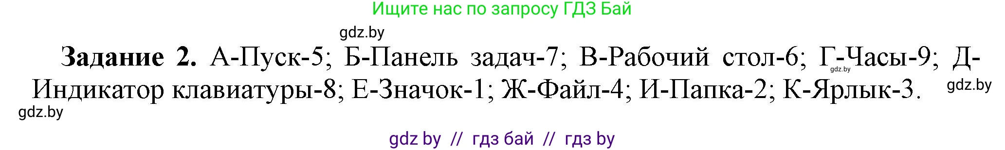 Информатика, 6 класс рабочая тетрадь, авторы: Овчинникова Лариса Генадьевна, Пузиновская Светлана Григорьевна, издательство Аверсэв, Минск, 2024, салатового цвета, страница 18, номер 2, Решение
