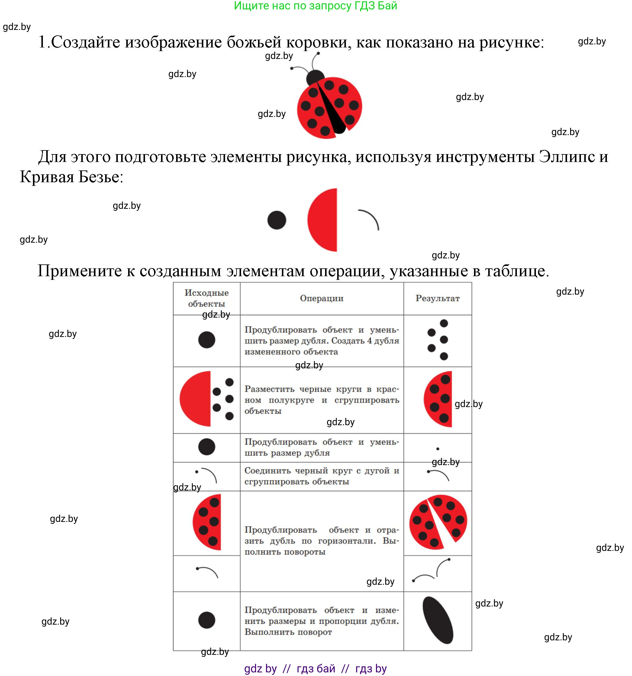 Информатика, 7 класс Учебник, авторы: Котов Владимир Михайлович, Лапо Анжелика Ивановна, Войтехович Елена Николаевна, издательство Народная асвета, Минск, 2017, страница 162, номер 1, Решение