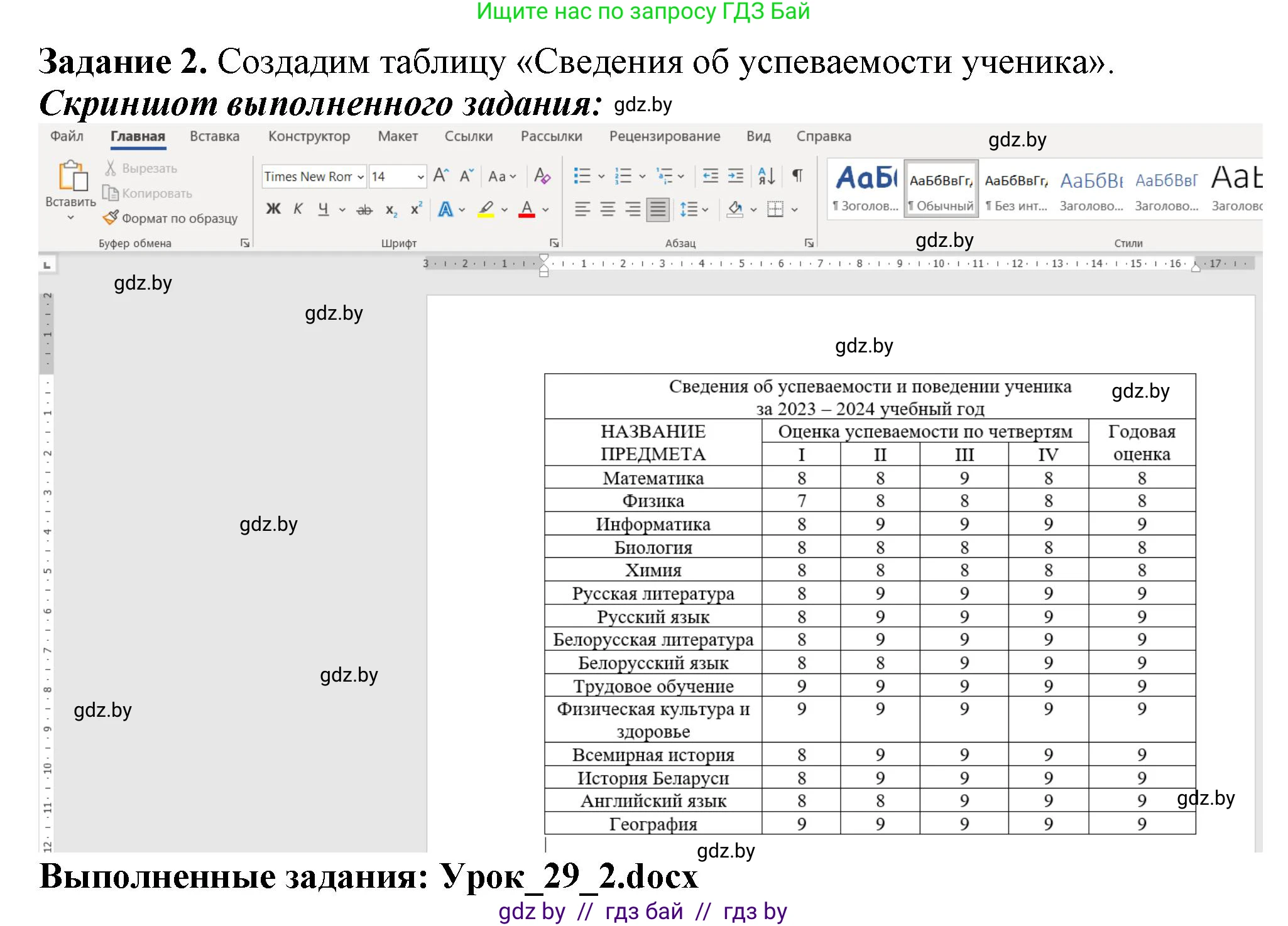 Информатика, 8 класс рабочая тетрадь, автор: Овчинникова Лариса Генадьевна, издательство Аверсэв, Минск, 2018, бирюзового цвета, страница 99, номер 2, Решение