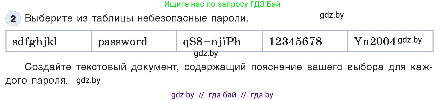 Информатика, 9 класс Учебник, авторы: Котов Владимир Михайлович, Лапо Анжелика Ивановна, Быкадоров Юрий Александрович, Войтехович Елена Николаевна, издательство Народная асвета, Минск, 2019, голубого цвета, страница 27, номер 2, Условие