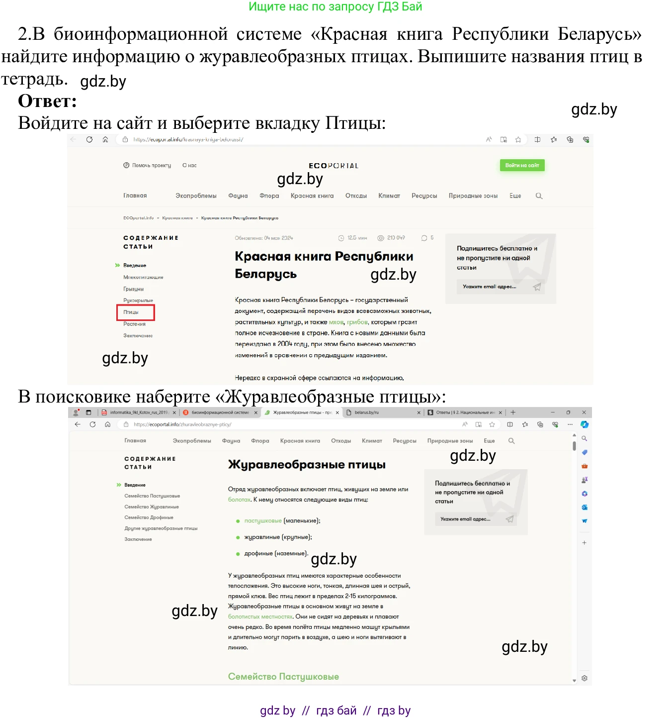 Информатика, 9 класс Учебник, авторы: Котов Владимир Михайлович, Лапо Анжелика Ивановна, Быкадоров Юрий Александрович, Войтехович Елена Николаевна, издательство Народная асвета, Минск, 2019, голубого цвета, страница 14, номер 2, Решение