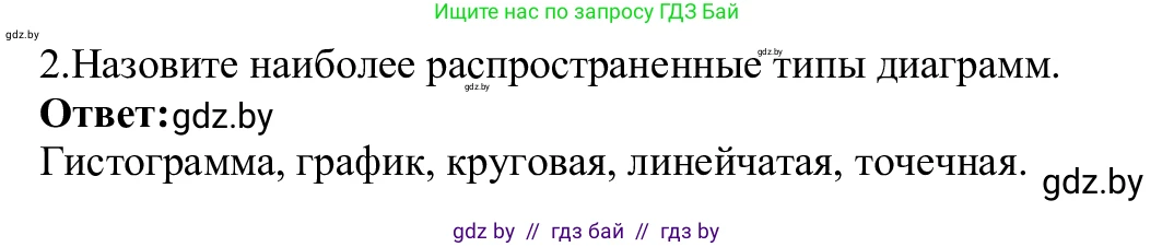 Информатика, 9 класс Учебник, авторы: Котов Владимир Михайлович, Лапо Анжелика Ивановна, Быкадоров Юрий Александрович, Войтехович Елена Николаевна, издательство Народная асвета, Минск, 2019, голубого цвета, страница 108, номер 2, Решение