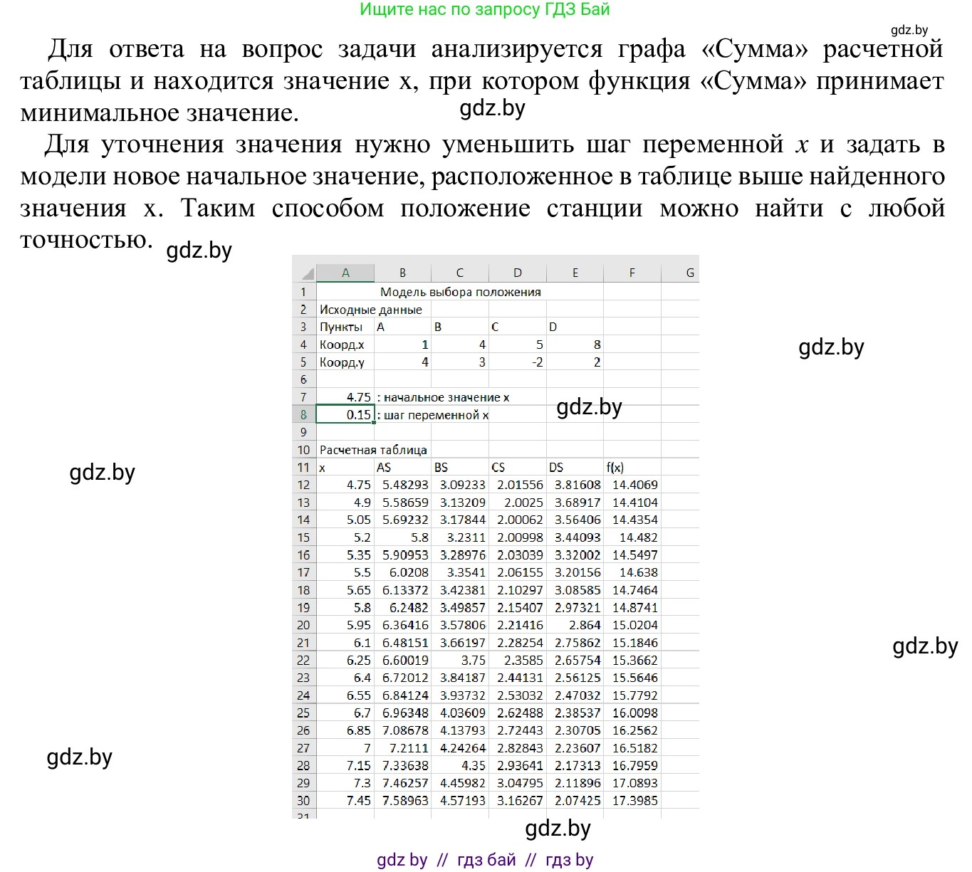 Информатика, 9 класс Учебник, авторы: Котов Владимир Михайлович, Лапо Анжелика Ивановна, Быкадоров Юрий Александрович, Войтехович Елена Николаевна, издательство Народная асвета, Минск, 2019, голубого цвета, страница 133, номер 1, Решение (продолжение 3)