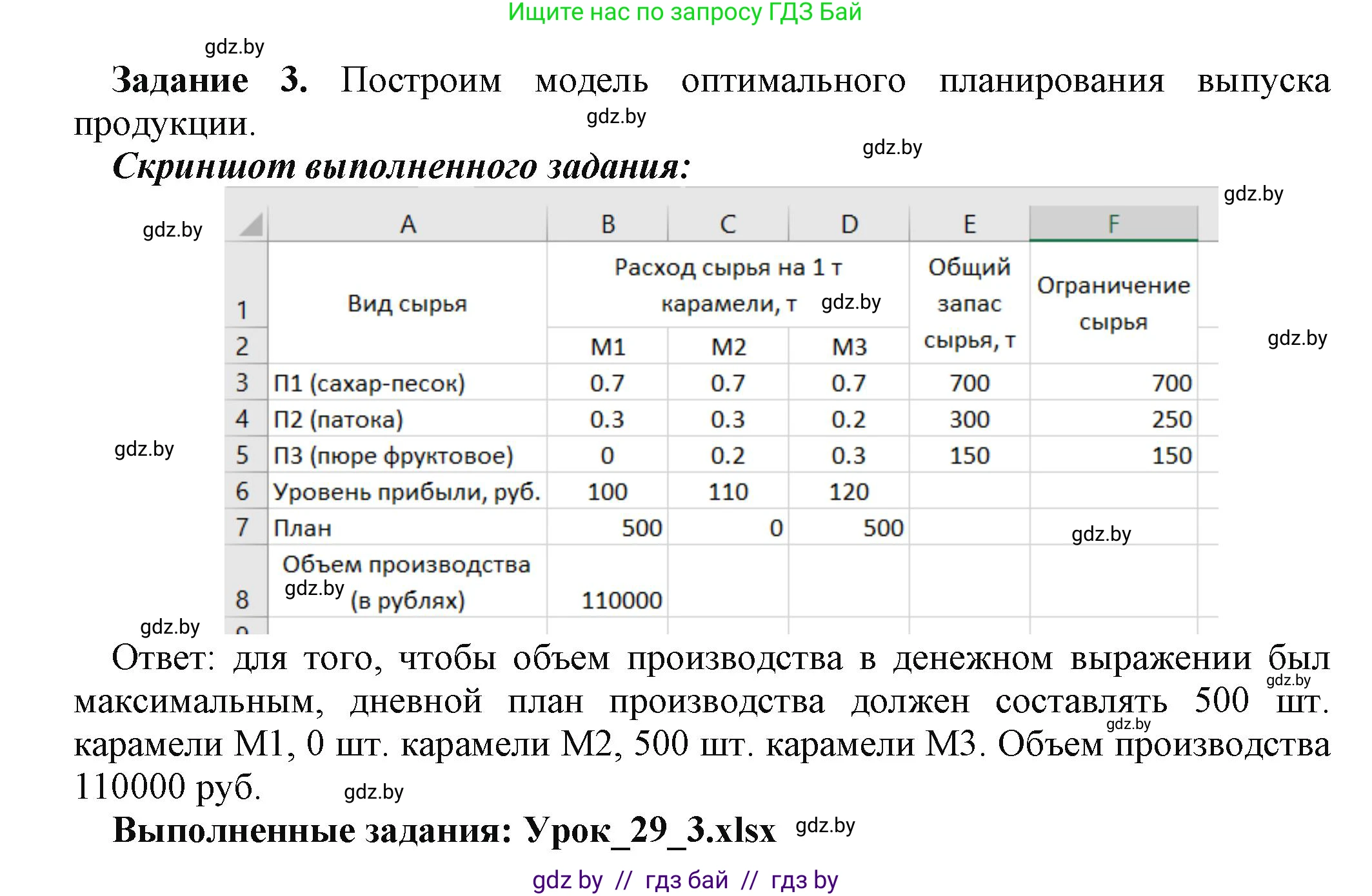 Информатика, 11 класс рабочая тетрадь, авторы: Овчинникова Лариса Генадьевна, Пузиновская Светлана Григорьевна, издательство Аверсэв, Минск, 2022, серого цвета, страница 116, номер 3, Решение