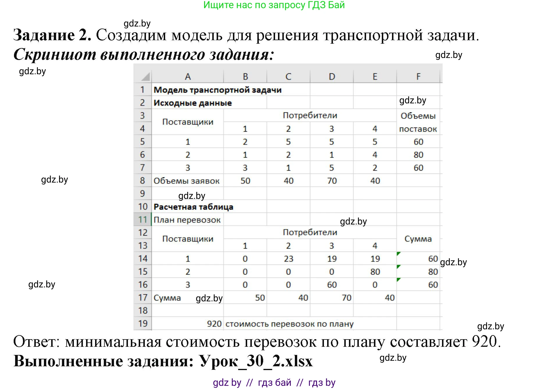 Информатика, 11 класс рабочая тетрадь, авторы: Овчинникова Лариса Генадьевна, Пузиновская Светлана Григорьевна, издательство Аверсэв, Минск, 2022, серого цвета, страница 122, номер 2, Решение