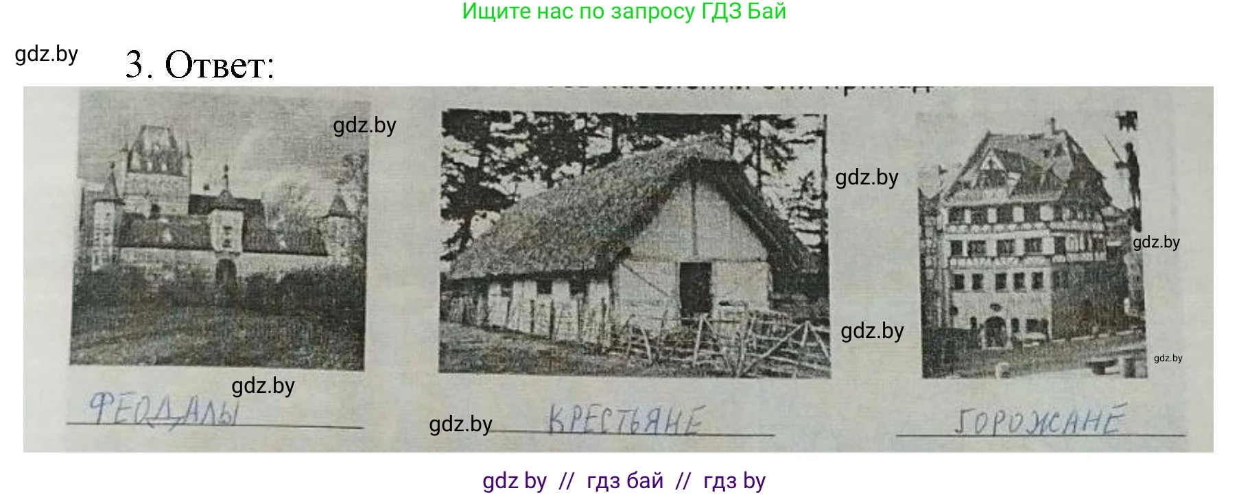 История средних веков, 6 класс рабочая тетрадь, авторы: Федосик Виктор Анатольевич, Темушев Степан Николаевич, Мазарчук Дмитрий Валерьевич, издательство Аверсэв, Минск, 2023, коричневого цвета, страница 25, номер 3, Решение