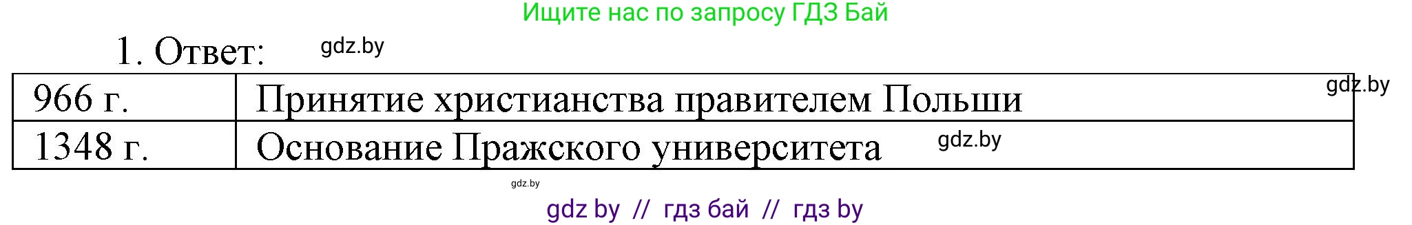 История средних веков, 6 класс рабочая тетрадь, авторы: Федосик Виктор Анатольевич, Темушев Степан Николаевич, Мазарчук Дмитрий Валерьевич, издательство Аверсэв, Минск, 2023, коричневого цвета, страница 62, номер 1, Решение