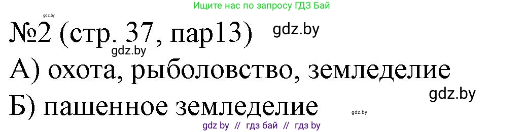 История Беларуси (Гісторыя Беларусі), 6 класс рабочая тетрадь, автор: Панов Сергей Вениаминович, издательство Аверсэв, Минск, 2024, страница 37, номер 2, Решение