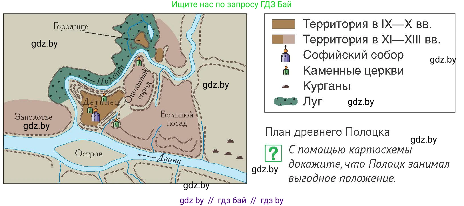 История Беларуси (Гісторыя Беларусі), 6 класс Учебник, авторы: Темушев Степан Николаевич, Бохан Юрий Николаевич, издательство Издательский центр БГУ, Минск, 2023, страница 62, номер 1, Условие
