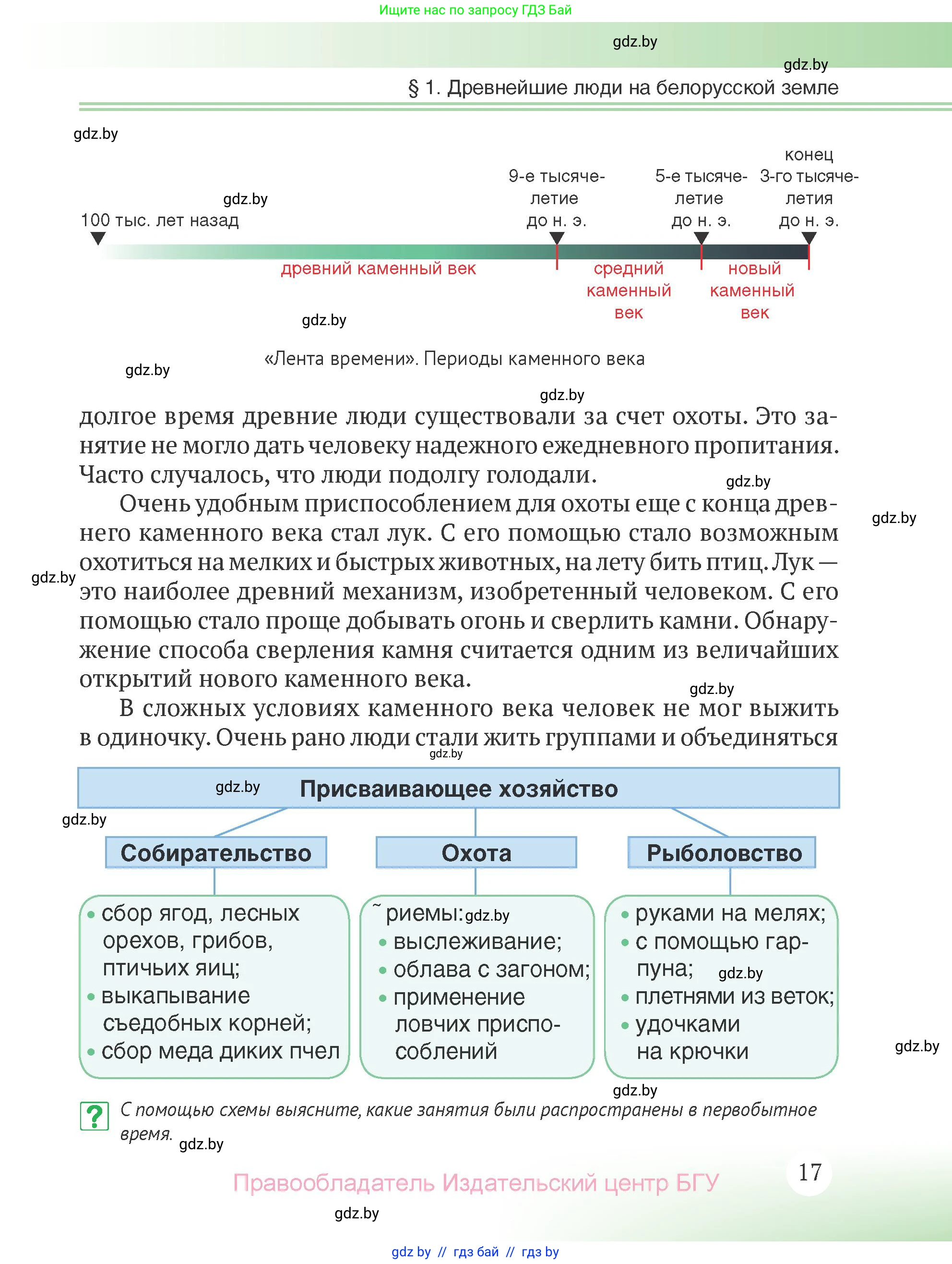 История Беларуси (Гісторыя Беларусі), 6 класс Учебник, авторы: Темушев Степан Николаевич, Бохан Юрий Николаевич, издательство Издательский центр БГУ, Минск, 2023, страница 17