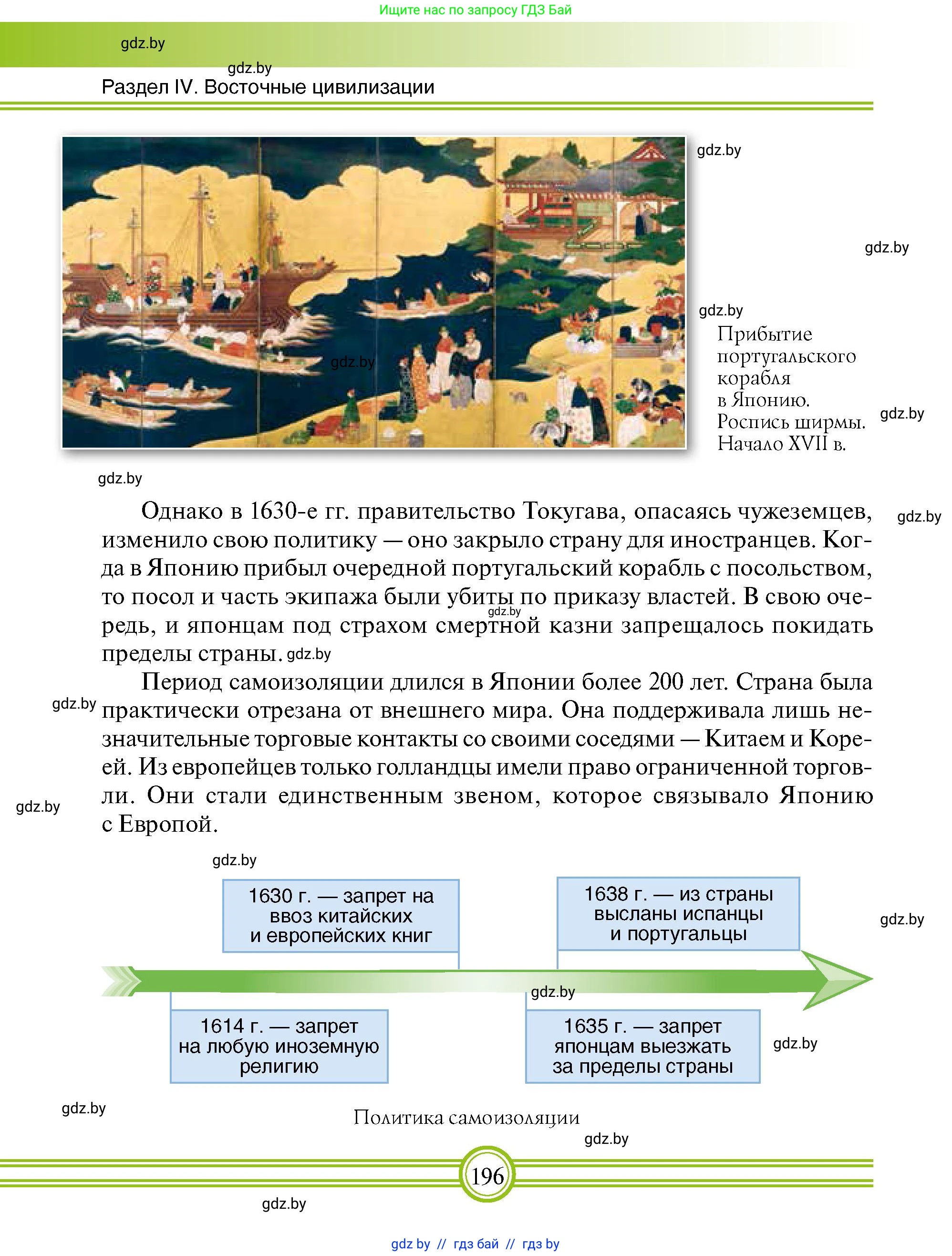 Всемирная история, 7 класс Учебник, авторы: Кошелев Владимир Сергеевич, Кошелева Наталья Владимировна, издательство Издательский центр БГУ, Минск, 2024, красного цвета, страница 196