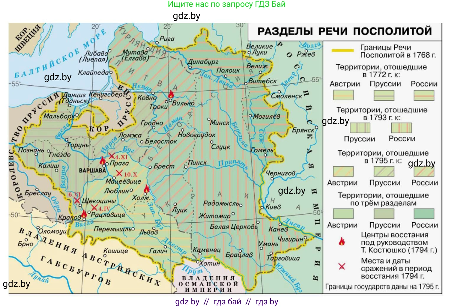 История Беларуси (Гісторыя Беларусі), 7 класс рабочая тетрадь, авторы: Скепьян Анастасия Анатольевна, Кравченко Ольга Викторовна, издательство Аверсэв, Минск, 2018, бежевого цвета, страница 117, номер 4, Решение (продолжение 2)