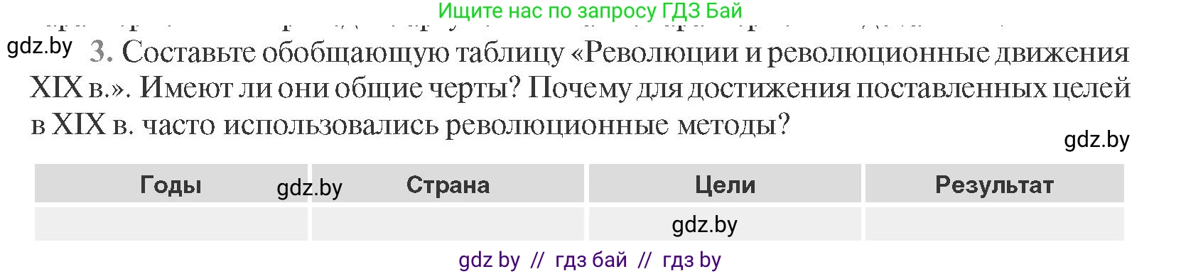 Всемирная история, 11 класс Учебник, авторы: Кошелев Владимир Сергеевич, Кошелева Наталья Владимировна, Краснова Марина Алексеевна, издательство Издательский центр БГУ, Минск, бирюзового цвета, страница 96, номер 3, Условие
