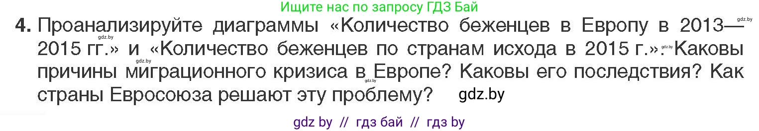 Всемирная история, 11 класс Учебник, авторы: Кошелев Владимир Сергеевич, Кошелева Наталья Владимировна, Краснова Марина Алексеевна, издательство Издательский центр БГУ, Минск, бирюзового цвета, страница 186, номер 4, Условие