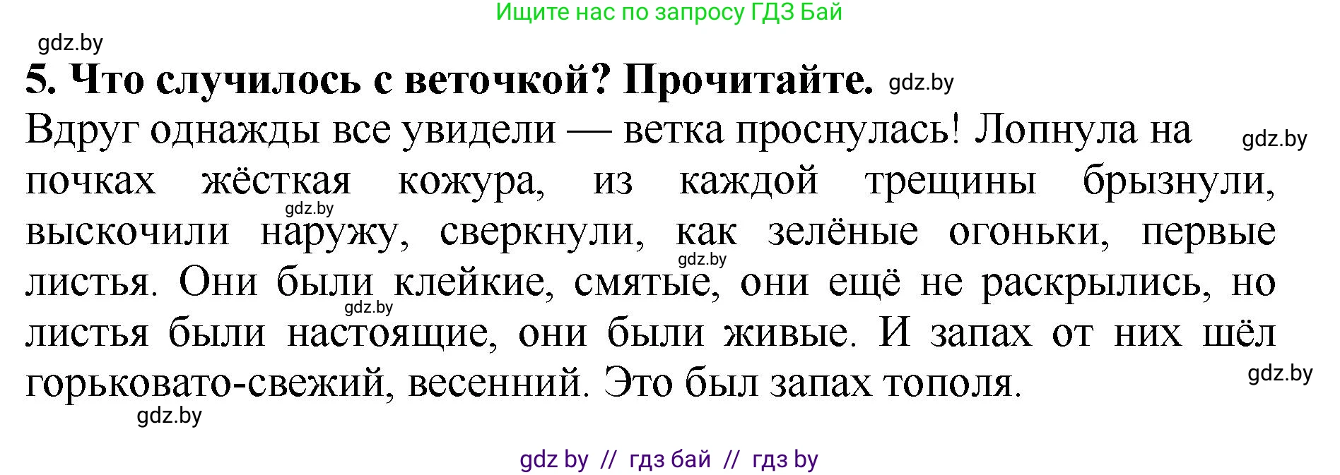 Литературное чтение, 2 класс Учебник, авторы: Воропаева Валентина Степановна, Куцанова Татьяна Степановна, издательство Национальный институт образования, Минск, 2022, голубого цвета, Часть 1, страница 116, номер 5, Решение