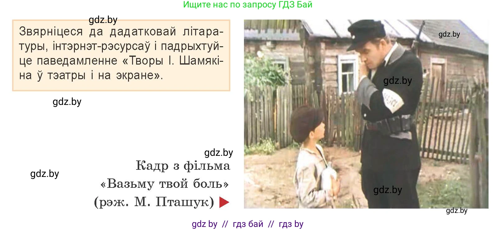 Белорусская литература (Беларуская літаратура), 9 класс Учебник, авторы: Праскаловіч Вольга Уладзіміраўна, Рагойша Вячаслаў Пятровіч, Шамякіна Таццяна Іванаўна, Кабржыцкая Т В, Жуковіч Мікалай Васільевіч, издательство Нацыянальны інстытут адукацыі, Минск, 2019, салатового цвета, страница 203, Условие