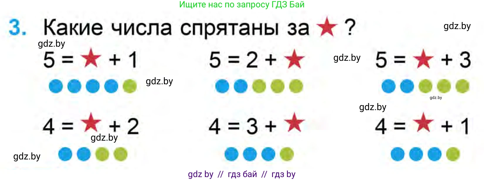 Математика, 1 класс Учебник, авторы: Муравьева Галина Леонидовна, Урбан Мария Анатольевна, издательство Академия образования, Минск, 2024, Часть 1, страница 48, номер 3, Условие