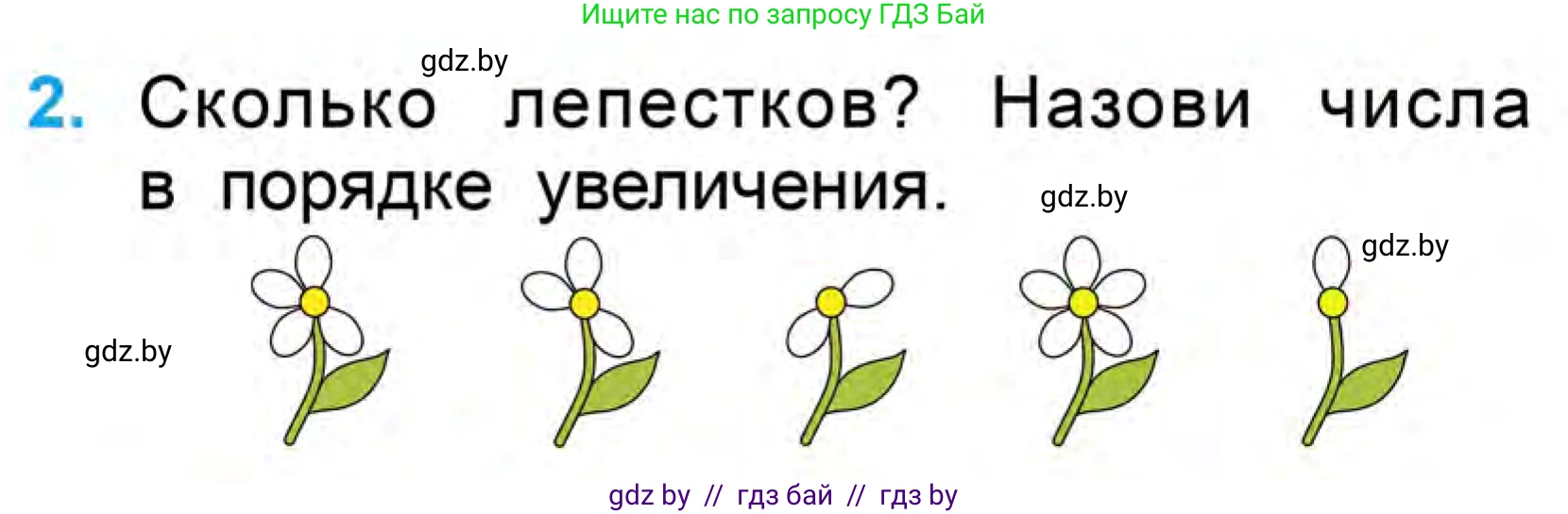 Математика, 1 класс Учебник, авторы: Муравьева Галина Леонидовна, Урбан Мария Анатольевна, издательство Академия образования, Минск, 2024, Часть 1, страница 54, номер 2, Условие
