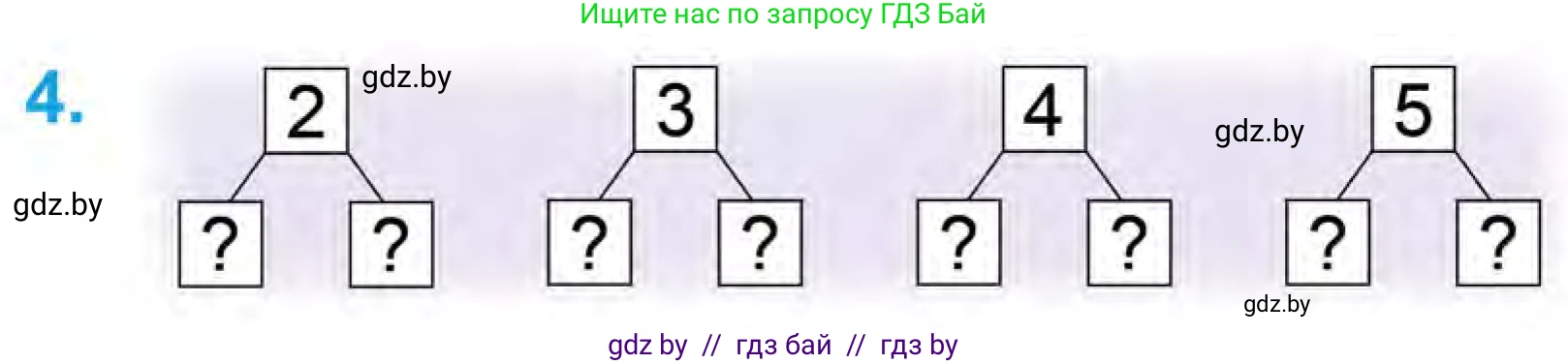 Математика, 1 класс Учебник, авторы: Муравьева Галина Леонидовна, Урбан Мария Анатольевна, издательство Академия образования, Минск, 2024, Часть 1, страница 54, номер 4, Условие