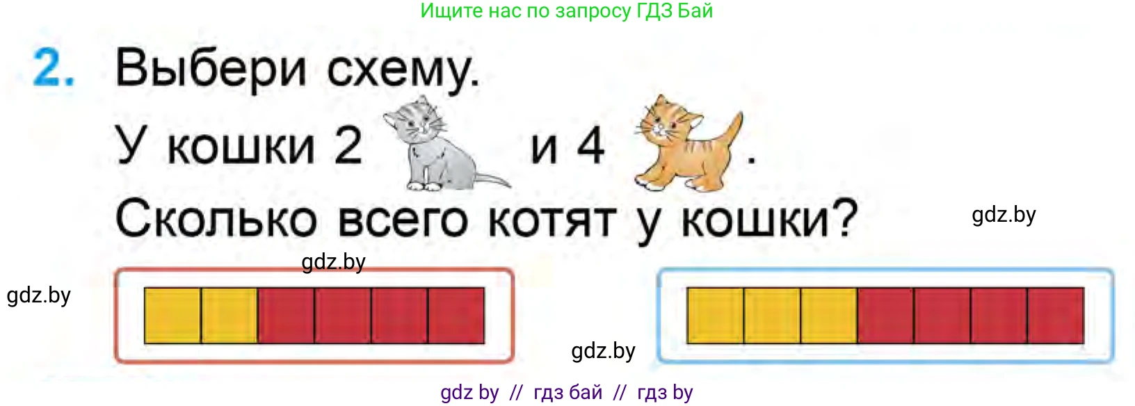 Математика, 1 класс Учебник, авторы: Муравьева Галина Леонидовна, Урбан Мария Анатольевна, издательство Академия образования, Минск, 2024, Часть 1, страница 70, номер 2, Условие