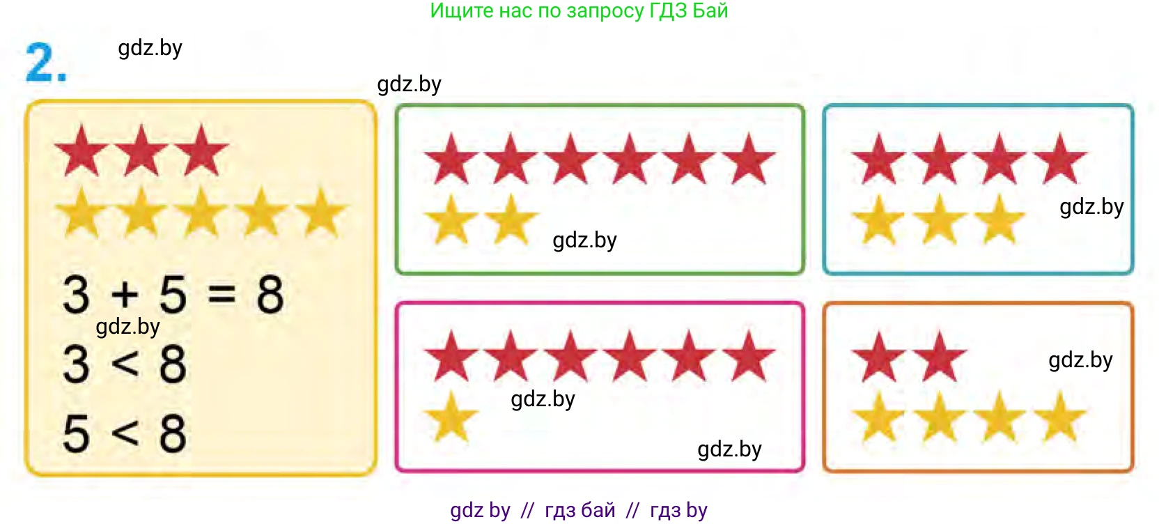 Математика, 1 класс Учебник, авторы: Муравьева Галина Леонидовна, Урбан Мария Анатольевна, издательство Академия образования, Минск, 2024, Часть 1, страница 82, номер 2, Условие